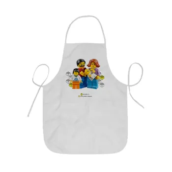 Τύπου Lego family, Ποδιά Σεφ ολόσωμη κοντή  Παιδική (44x62cm)