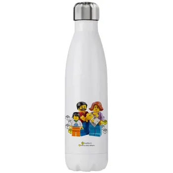 Τύπου Lego family, Stainless steel, double-walled, 750ml