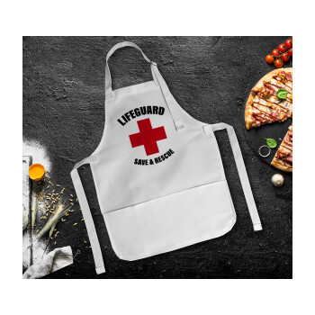 Lifeguard Save & Rescue, Ποδιά Σεφ Ολόσωμη Παιδική (με ρυθμιστικά και 2 τσέπες)
