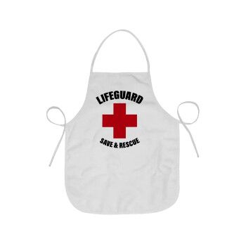 Lifeguard Save & Rescue, Ποδιά Σεφ Ολόσωμη κοντή Ενηλίκων (63x75cm)