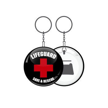 Lifeguard Save & Rescue, Μπρελόκ μεταλλικό 5cm με ανοιχτήρι