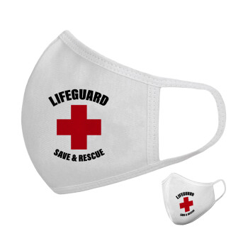 Lifeguard Save & Rescue, Μάσκα υφασμάτινη υψηλής άνεσης παιδική (Δώρο πλαστική θήκη)