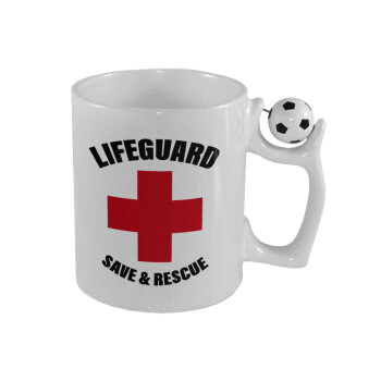 Lifeguard Save & Rescue, Κούπα με μπάλα ποδασφαίρου , 330ml