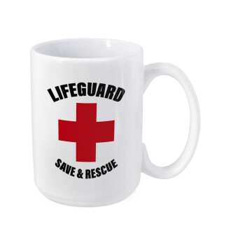 Lifeguard Save & Rescue, Κούπα Mega, κεραμική, 450ml