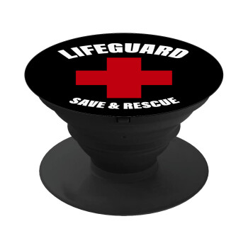 Lifeguard Save & Rescue, Phone Holders Stand  Black Hand-held Mobile Phone Holder