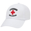 Adult Baseball Cap White 5-panel (POLYESTER, ADULT, UNISEX, ONE SIZE)