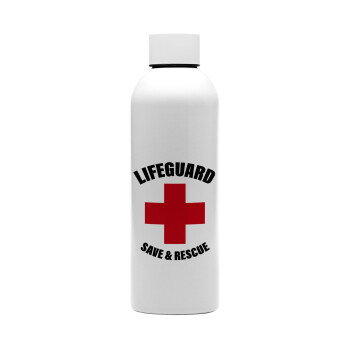 Lifeguard Save & Rescue, Μεταλλικό παγούρι νερού, 304 Stainless Steel 800ml