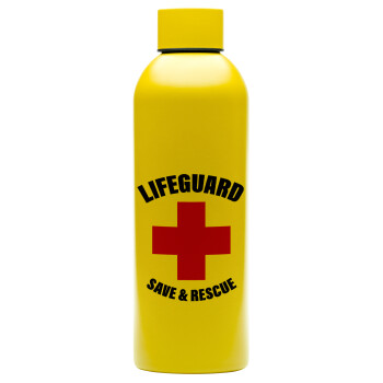 Lifeguard Save & Rescue, Μεταλλικό παγούρι νερού, 304 Stainless Steel 800ml