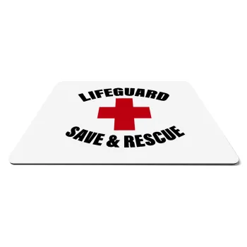 Lifeguard Save & Rescue, Mousepad ορθογώνιο 27x19cm