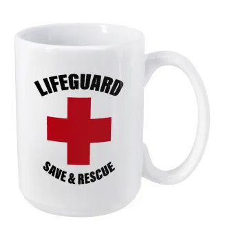 Lifeguard Save & Rescue, Κούπα Mega, κεραμική, 450ml