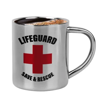 Lifeguard Save & Rescue, Κουπάκι μεταλλικό διπλού τοιχώματος για espresso (220ml)