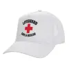 Structured Trucker Adult Hat, with Mesh, WHITE (100% COTTON, ADULT, UNISEX, ONE SIZE)