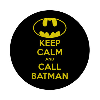 KEEP CALM & Call BATMAN, Επιφάνεια κοπής γυάλινη στρογγυλή (30cm)