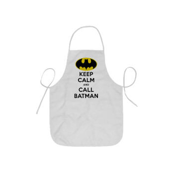 KEEP CALM & Call BATMAN, Ποδιά Σεφ ολόσωμη κοντή  Παιδική (44x62cm)