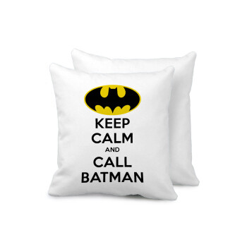 KEEP CALM & Call BATMAN, Sofa cushion 40x40cm includes filling
