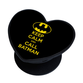 KEEP CALM & Call BATMAN, Phone Holders Stand  καρδιά Μαύρο Βάση Στήριξης Κινητού στο Χέρι