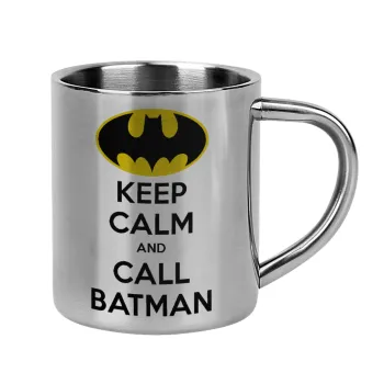 KEEP CALM & Call BATMAN, Mug Stainless steel double wall 300ml