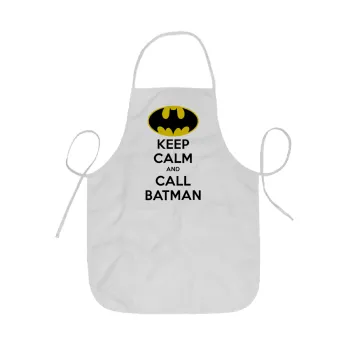 KEEP CALM & Call BATMAN, Ποδιά Σεφ ολόσωμη κοντή  Παιδική (44x62cm)