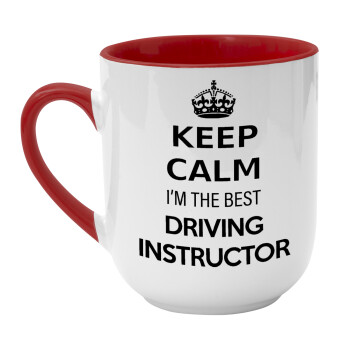 KEEP CALM I'M THE BEST DRIVING INSTRUCTOR, Κούπα κεραμική tapered 260ml
