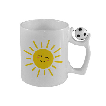 Happy sun, Κούπα με μπάλα ποδασφαίρου , 330ml