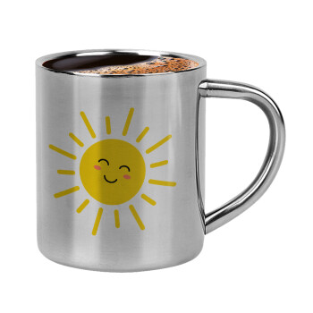 Happy sun, Κουπάκι μεταλλικό διπλού τοιχώματος για espresso (220ml)
