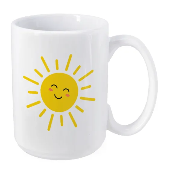 Happy sun — Mega mug, ceramic, 450ml