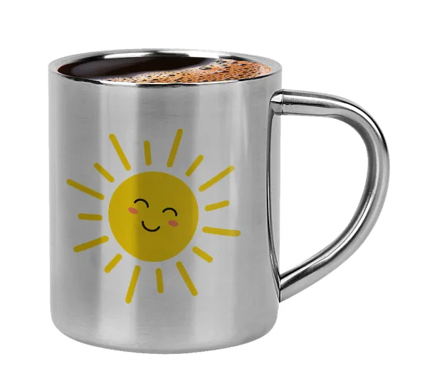 Happy sun — Κουπάκι μεταλλικό διπλού τοιχώματος για espresso (220ml)