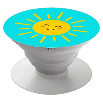 Happy sun, Phone Holders Stand  Λευκό Βάση Στήριξης Κινητού στο Χέρι