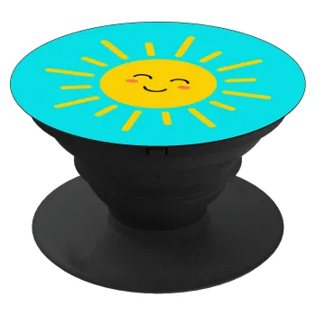 Happy sun, Phone Holders Stand  Μαύρο Βάση Στήριξης Κινητού στο Χέρι