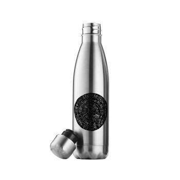 Δίσκος Φαιστού, Μεταλλικό παγούρι θερμός Inox (Stainless steel), διπλού τοιχώματος, 500ml