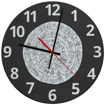 Δίσκος Φαιστού, Ρολόι τοίχου γυάλινο (30cm)