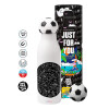 Soccer Metal mug thermos, double wall, 550ml