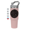 Pink color, 890ml (30oz) stainless Steel Tumbler with Handle