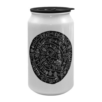 Δίσκος Φαιστού, Κούπα ταξιδιού μεταλλική με καπάκι (tin-can) 500ml