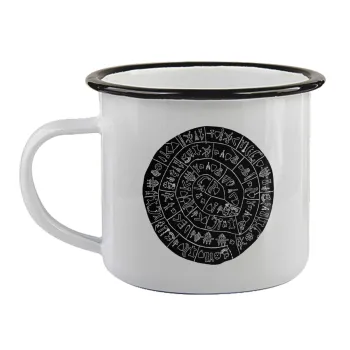 Δίσκος Φαιστού, Κούπα εμαγιέ με μαύρο χείλος 360ml