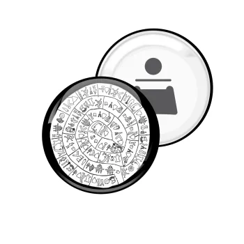 Δίσκος Φαιστού, Μαγνητάκι και ανοιχτήρι μπύρας στρογγυλό διάστασης 5,9cm