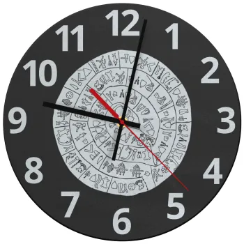 Δίσκος Φαιστού, Ρολόι τοίχου γυάλινο (30cm)