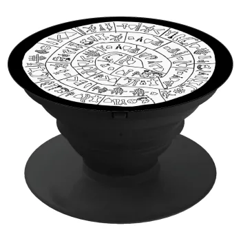 Δίσκος Φαιστού, Phone Holders Stand  Black Hand-held Mobile Phone Holder