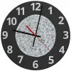 Ρολόι τοίχου γυάλινο (30cm)