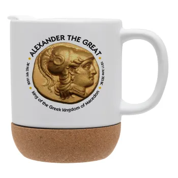 Alexander the Great, Ceramic coffee mug Cork (MAT), 330ml