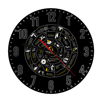 Προχίστορας, Ρολόι τοίχου ξύλινο (30cm)