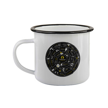 Προχίστορας, Κούπα εμαγιέ με μαύρο χείλος 360ml