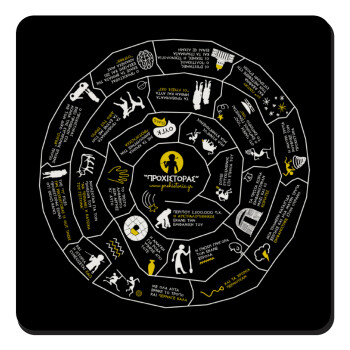 Προχίστορας, Τετράγωνο μαγνητάκι ξύλινο 9x9cm