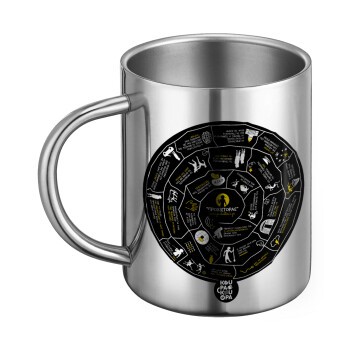 Προχίστορας, Ανοξείδωτη Μεταλλική Κούπα 450ml - Διπλού Τοιχώματος