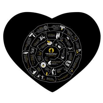 Προχίστορας, Mousepad heart 23x20cm