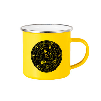 Προχίστορας, Κούπα Μεταλλική εμαγιέ Κίτρινη 360ml