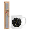 Easter Set, Ceramic Cup (330ml) & Easter aromatic flat candle (30cm) (GRAY)