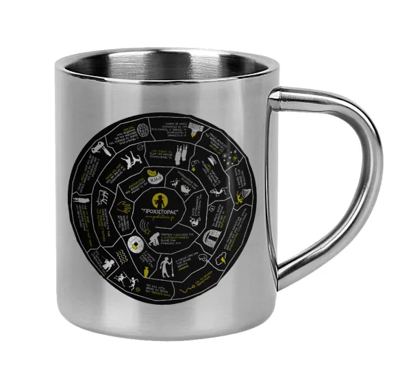 Προχίστορας — Mug Stainless steel double wall 300ml