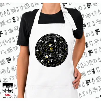 Προχίστορας, Ποδιά μακριά Σεφ ολόσωμη με τσέπες white (ΕΝΗΛΙΚΩΝ)