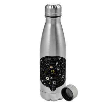 Προχίστορας, Metallic water bottle, stainless steel, 750ml